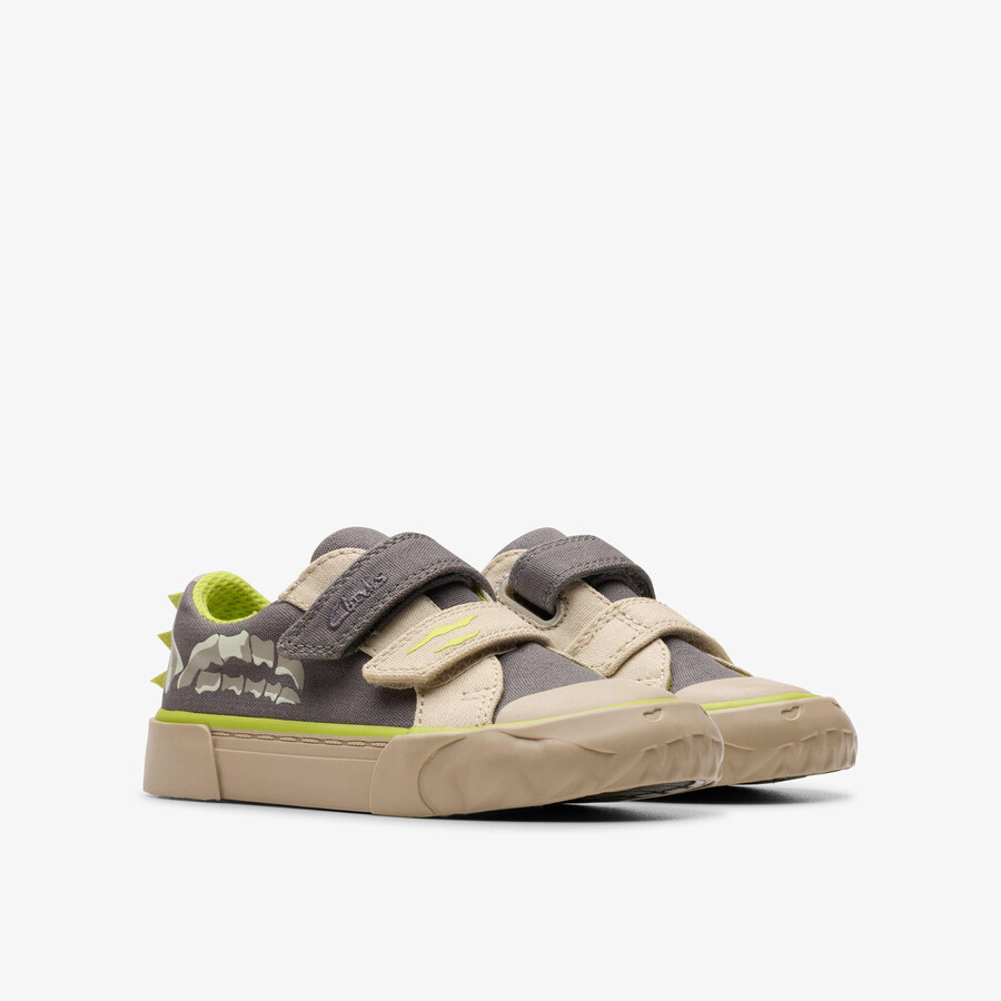 foxing stomp peuter - grijs canvas