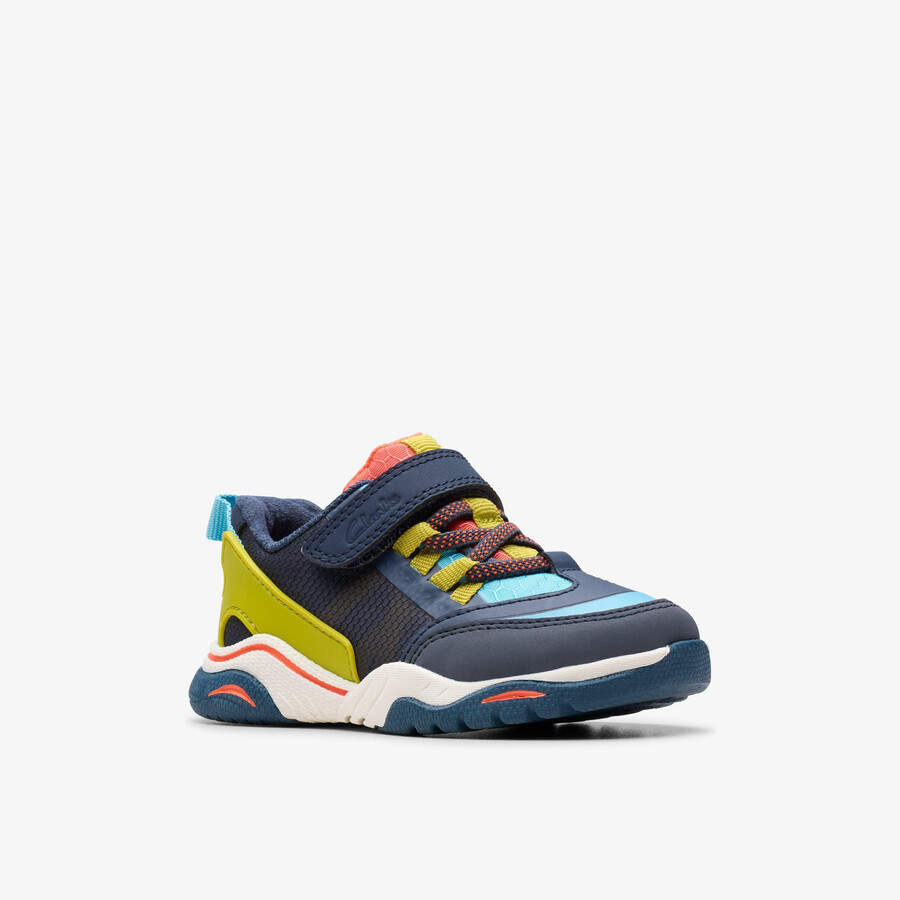 feather track peuter - marineblauwe combinatie