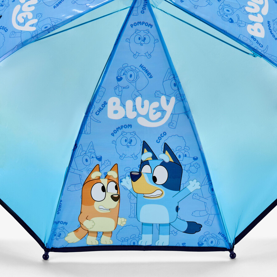 bluey sister paraplu - blauw