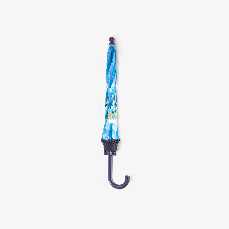 bluey sister paraplu - blauw