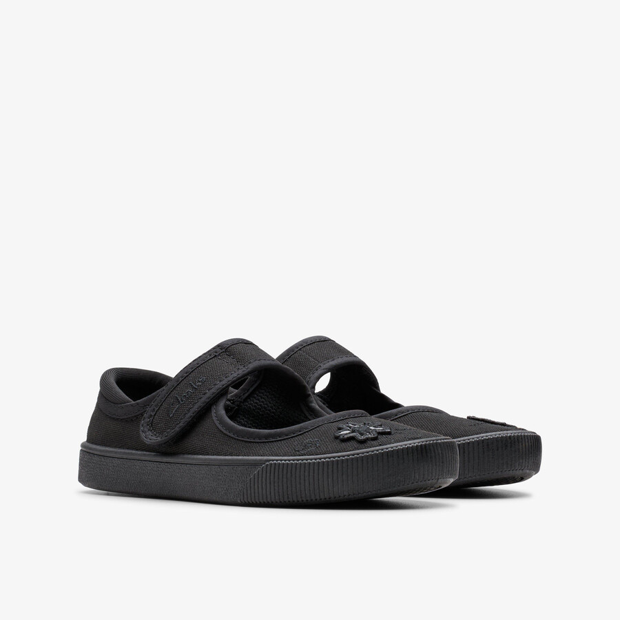 hopper go - zwarte stof