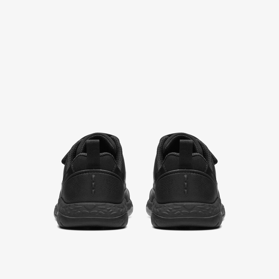 steggy stride kid - zwart leer