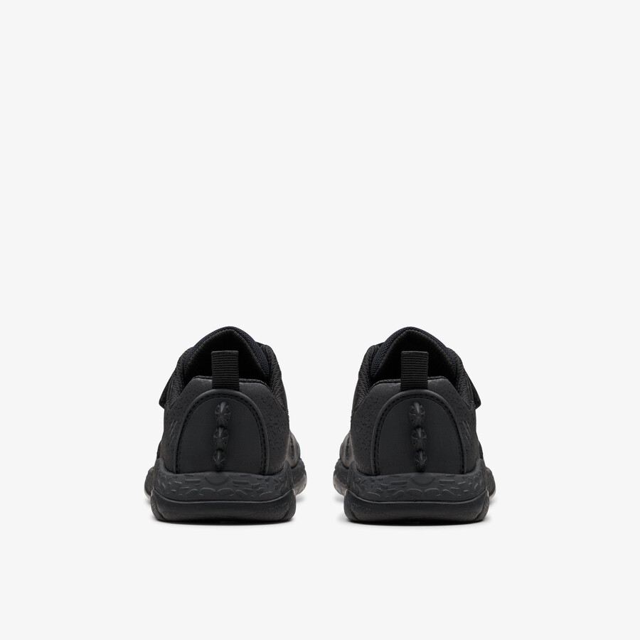 steggy 2 pace kid - zwart leer