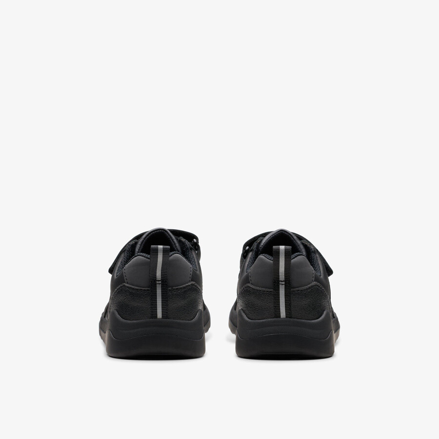 daze bright kid - zwart leer