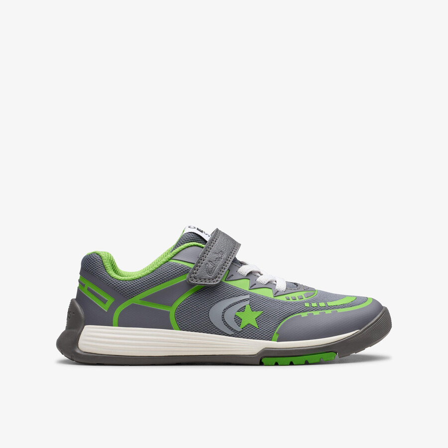 cica star flex kid - grijsgroen