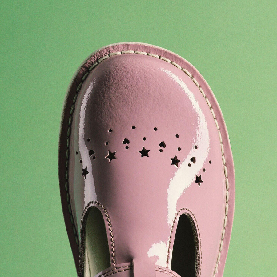 vrolijke skip kid - roze patent