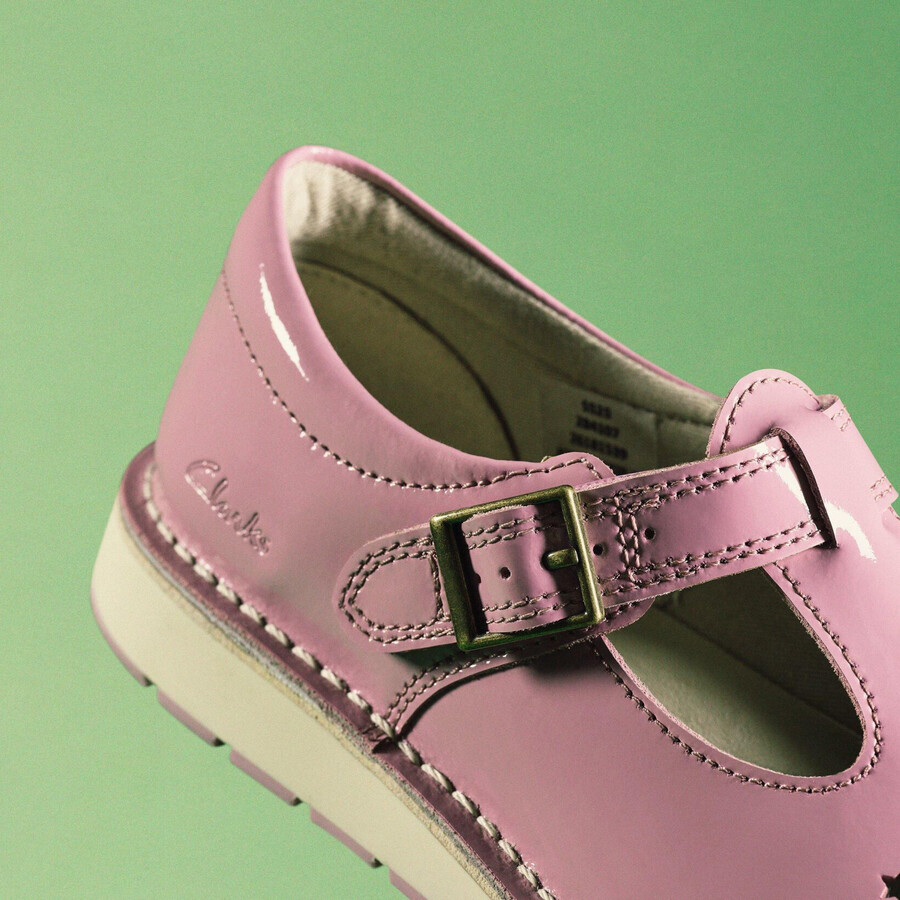 vrolijke skip kid - roze patent