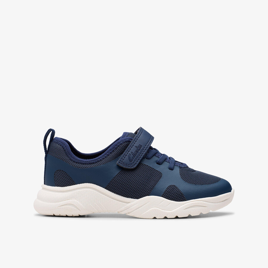 feather ath kid - marineblauw