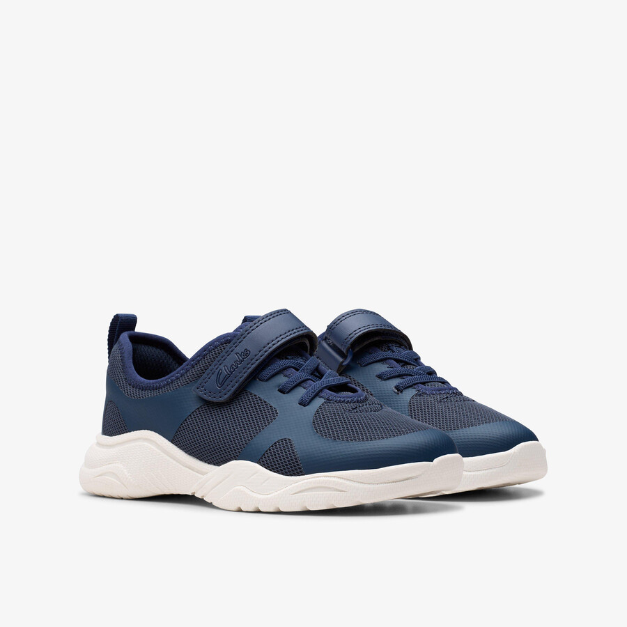 feather ath kid - marineblauw