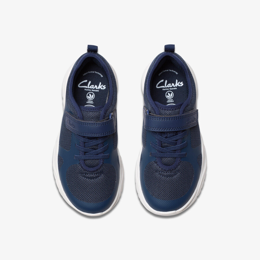 feather ath kid - marineblauw