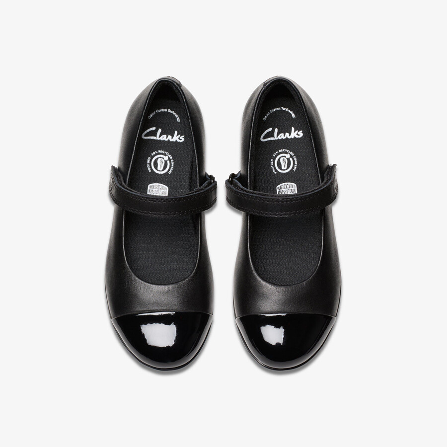 finja gem kid - zwart leer