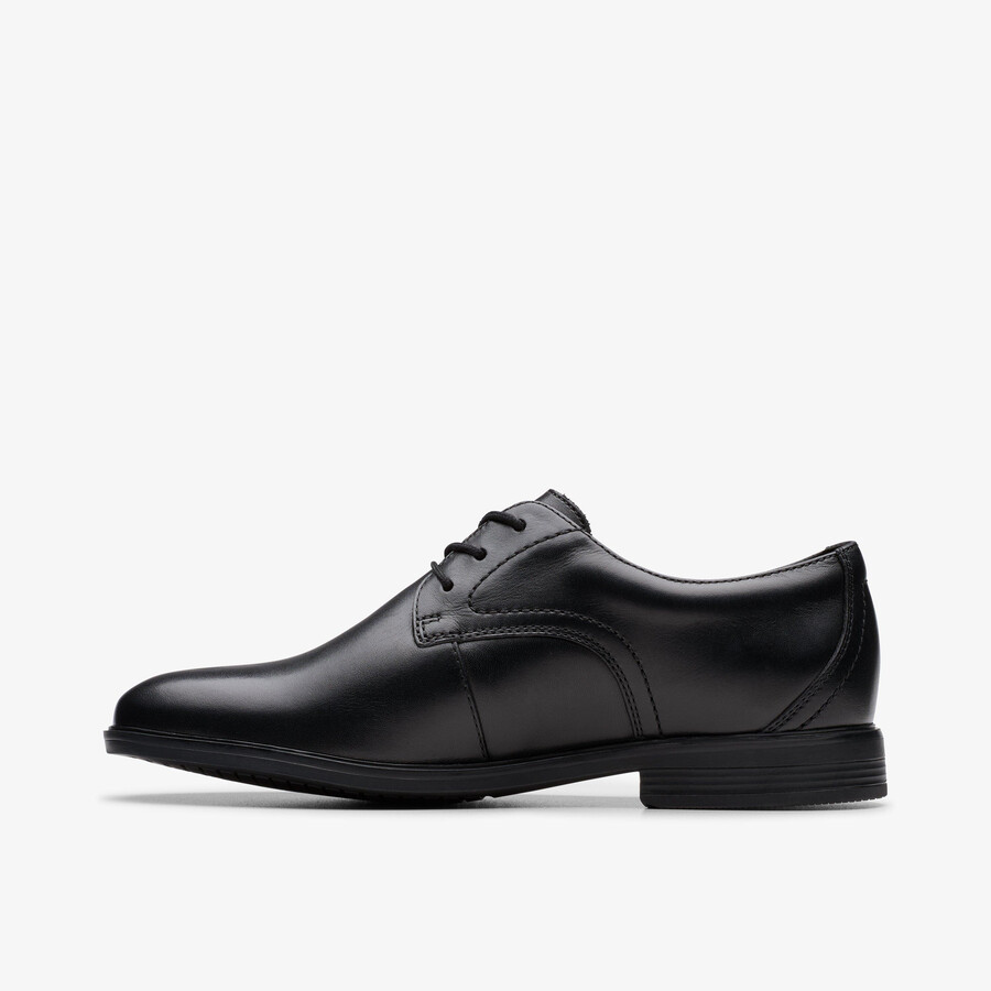 jonwin step youth - zwart leer