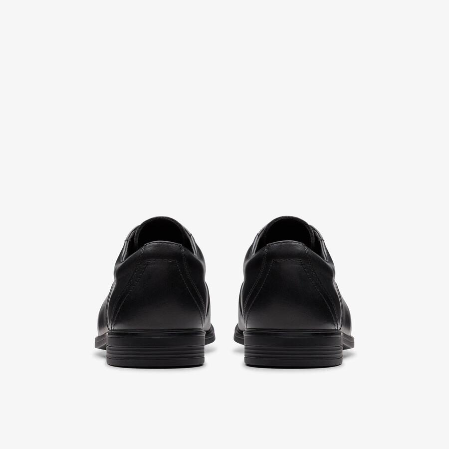 jonwin step youth - zwart leer
