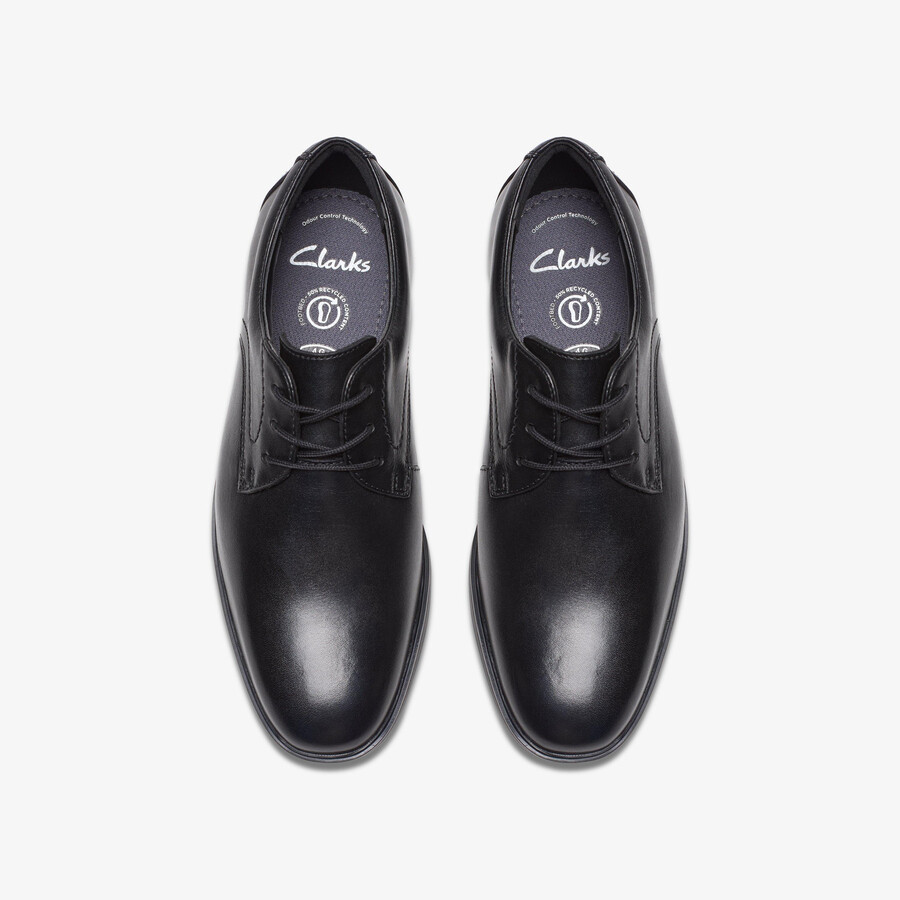jonwin step youth - zwart leer