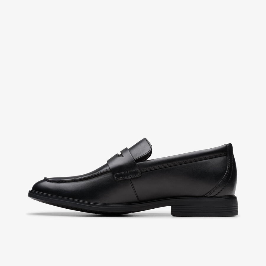 jonwin craft jeugd - zwart leer