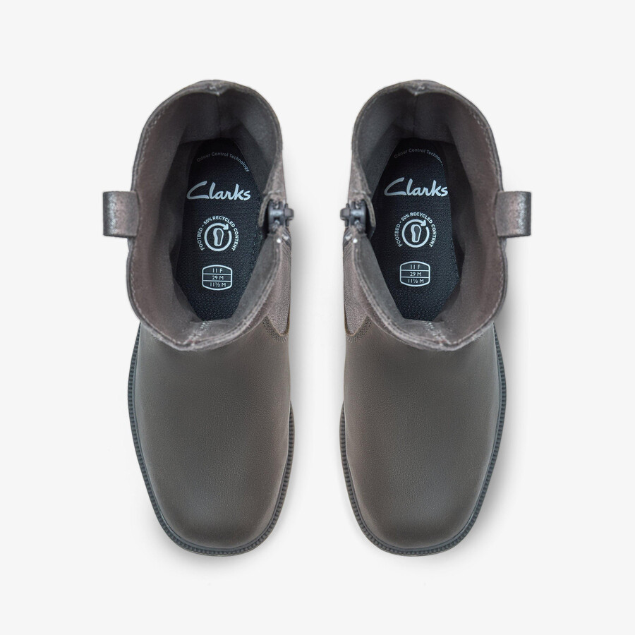 oaklyn top kid - tinkleurig suède