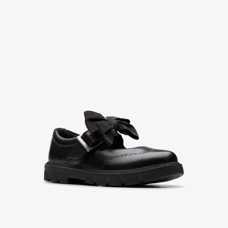 lorcam jane kid - zwart leer