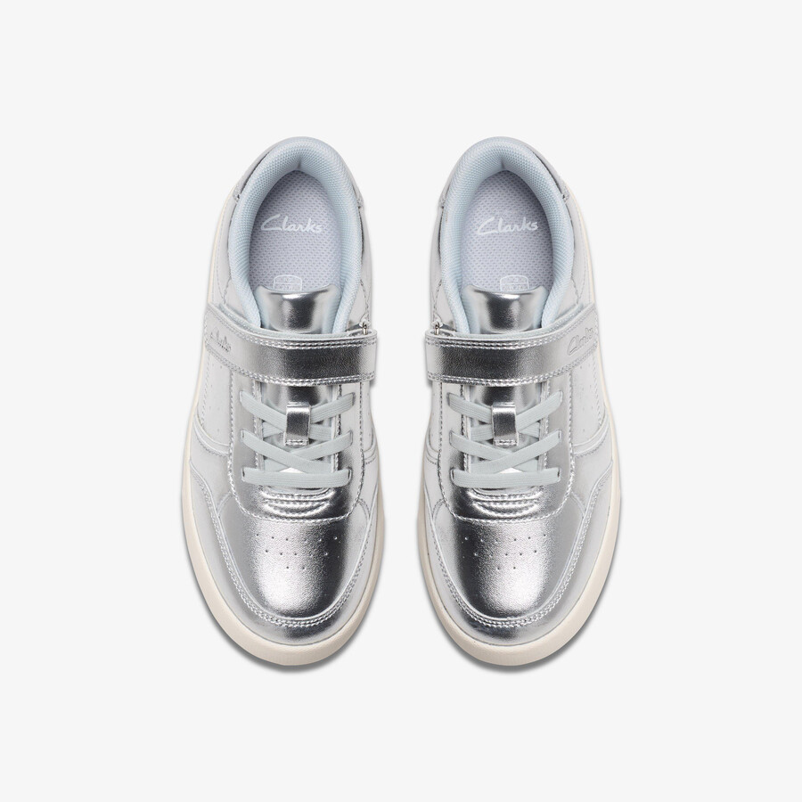 barley step kid - zilver metallic