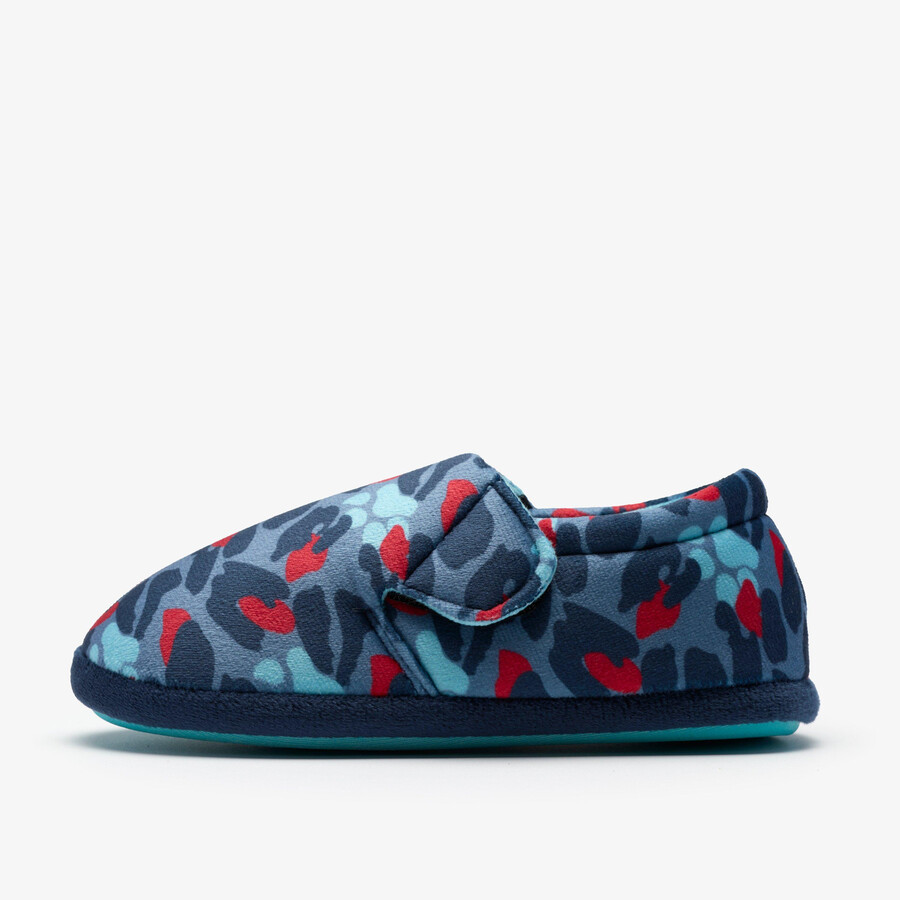 fluffy snug kid - blauwe camouflagecombinatie