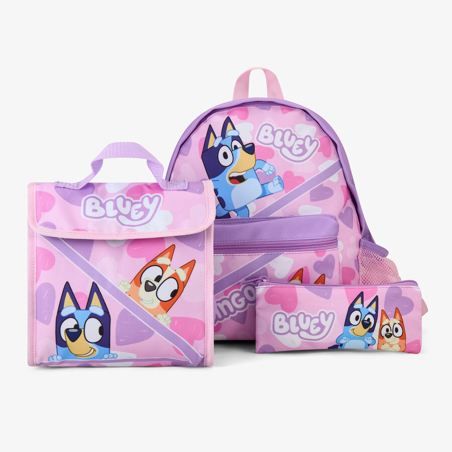 bluey heart set - roze combinatie