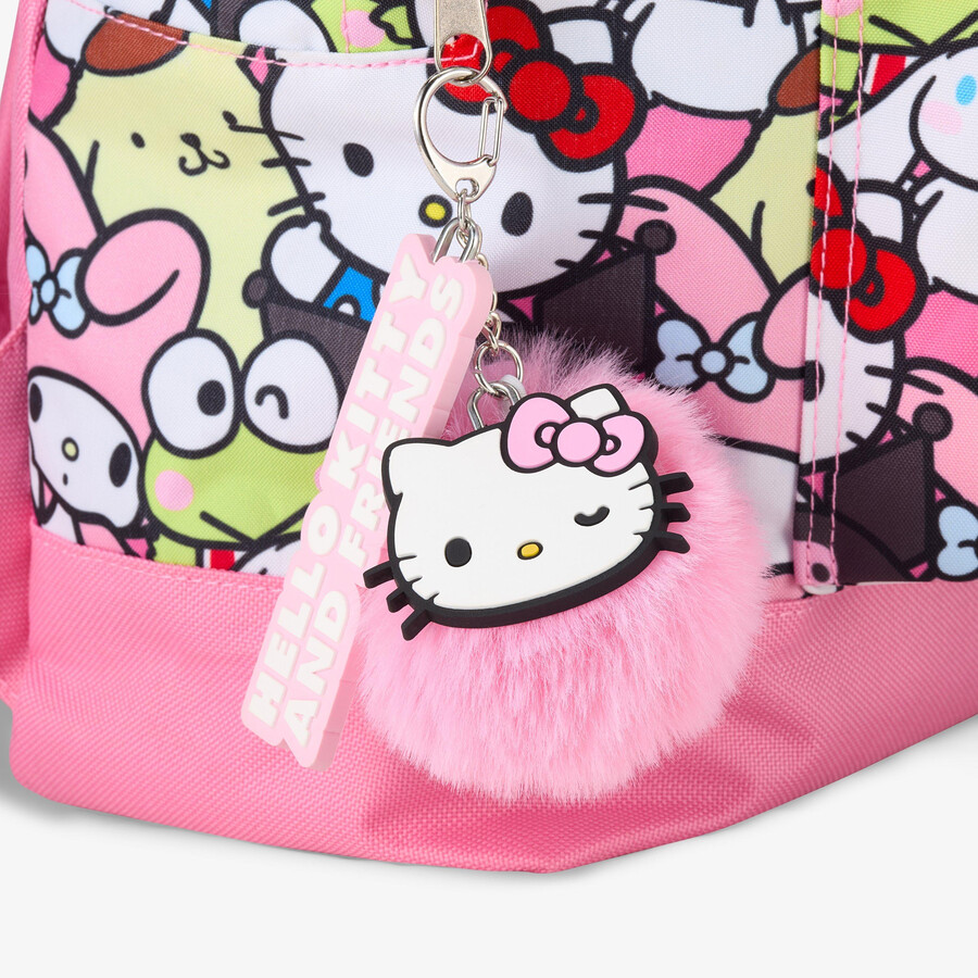 hello kitty friends rugzak - roze combinatie