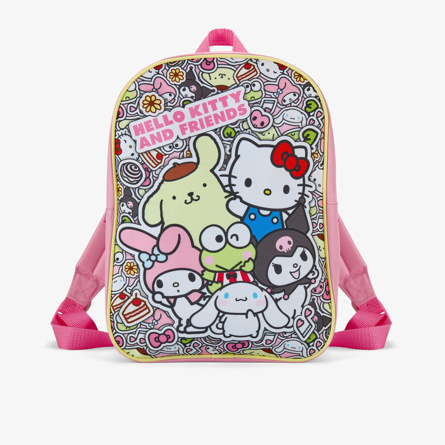 hello kitty friends rugzak - roze combinatie