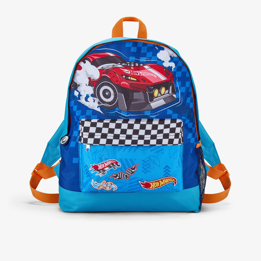 hot wheels rugzak - blauwe combinatie