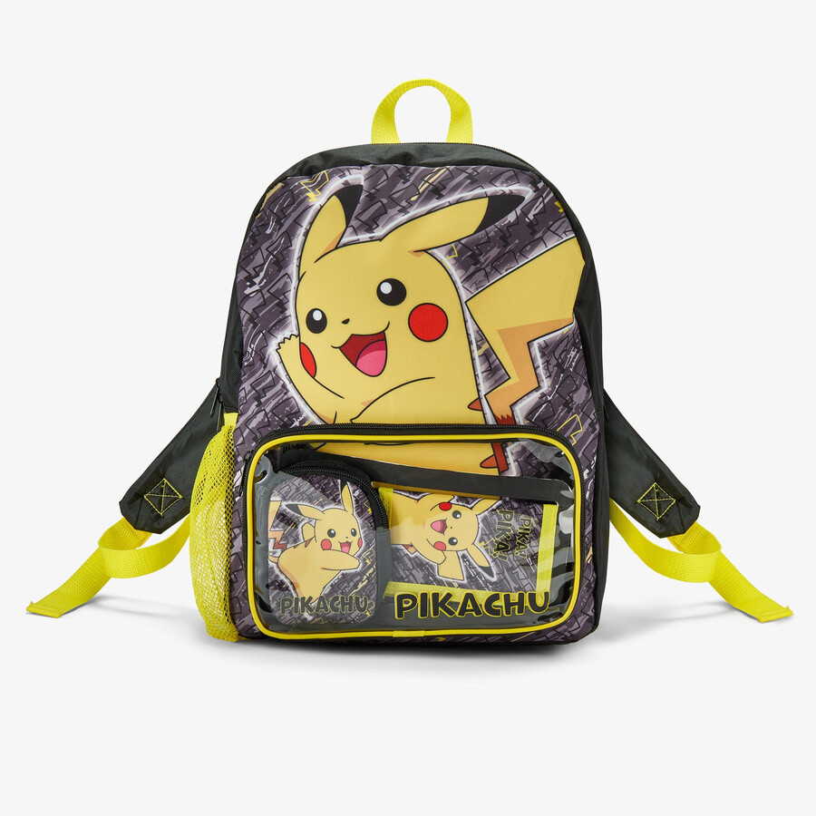 pokémon rugzakset - zwarte combinatie