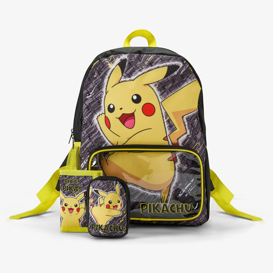 pokémon rugzakset - zwarte combinatie