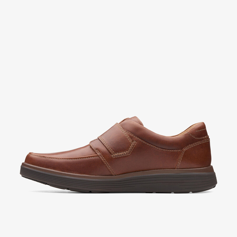 un abode strap loafers - donkerbruin leer