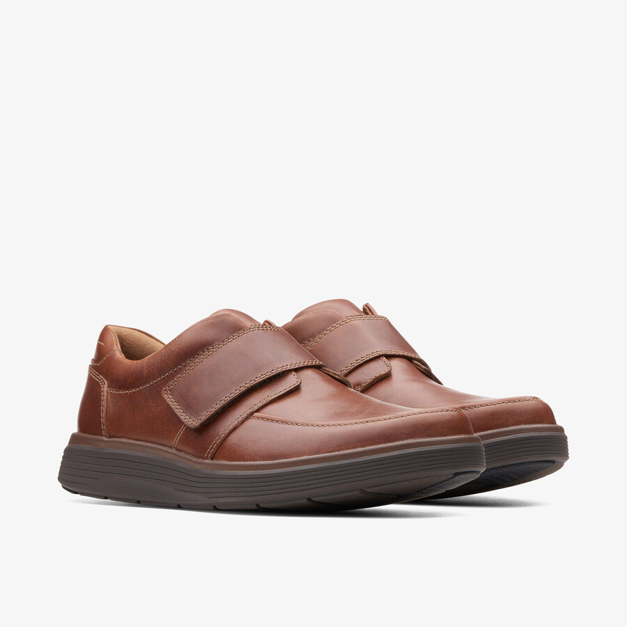 un abode strap loafers - donkerbruin leer