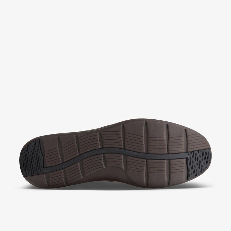 un abode go loafer - donkerbruin leer