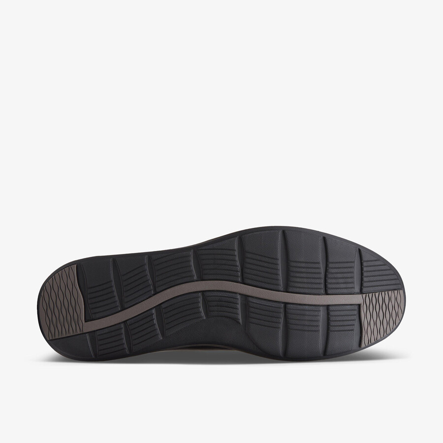 un abode go loafer - zwart leer