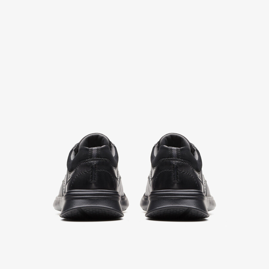 cotrell edge - zwart glad leer