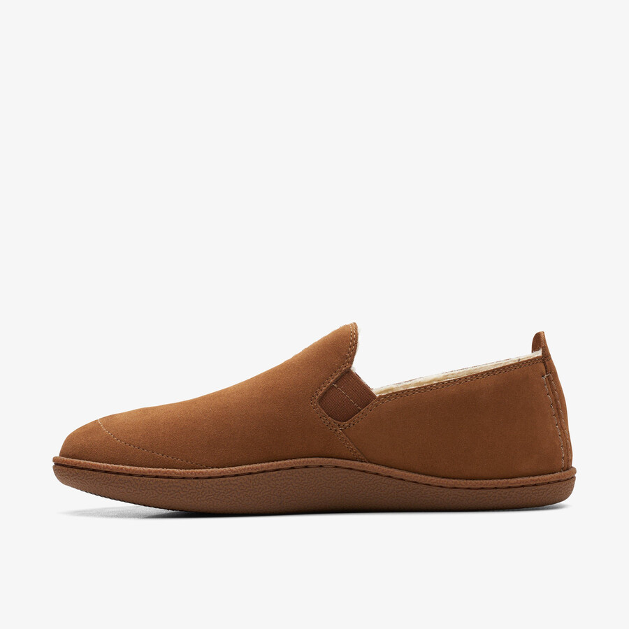 home mocc slipper - bruin suède