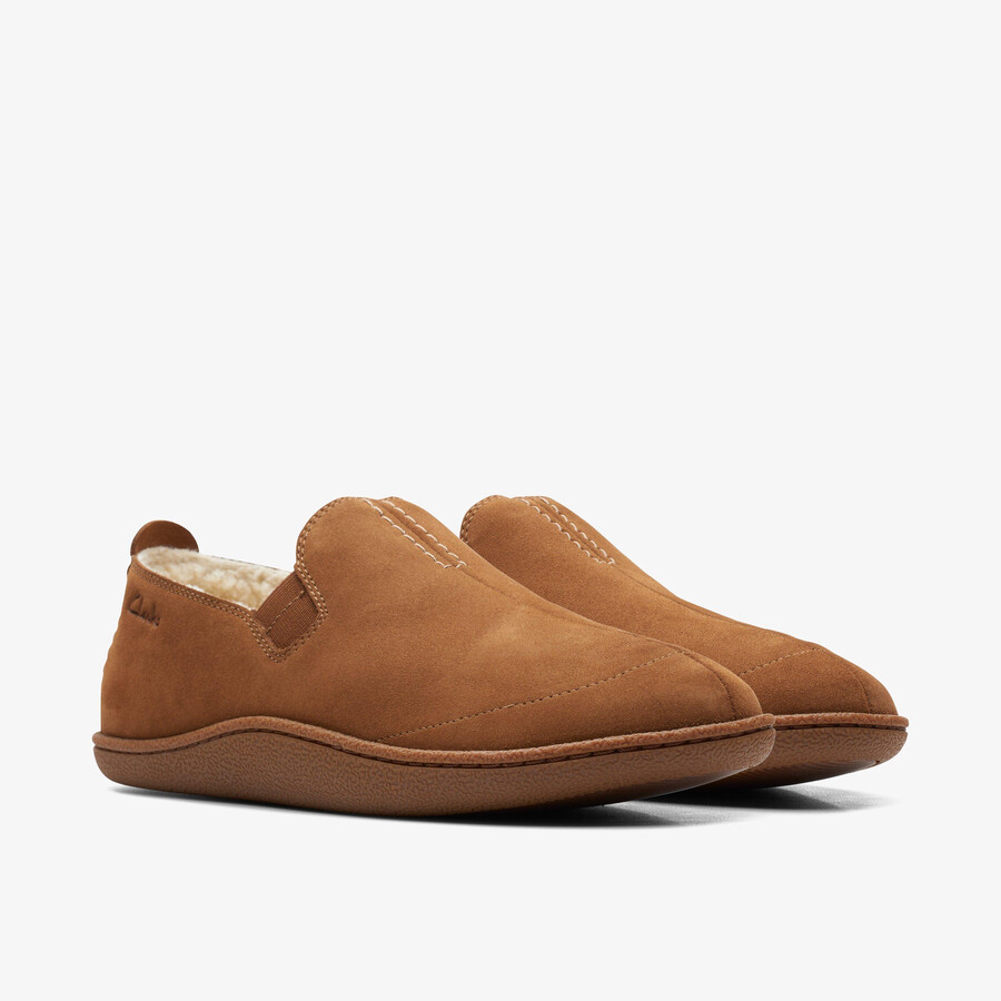 home mocc slipper - bruin suède