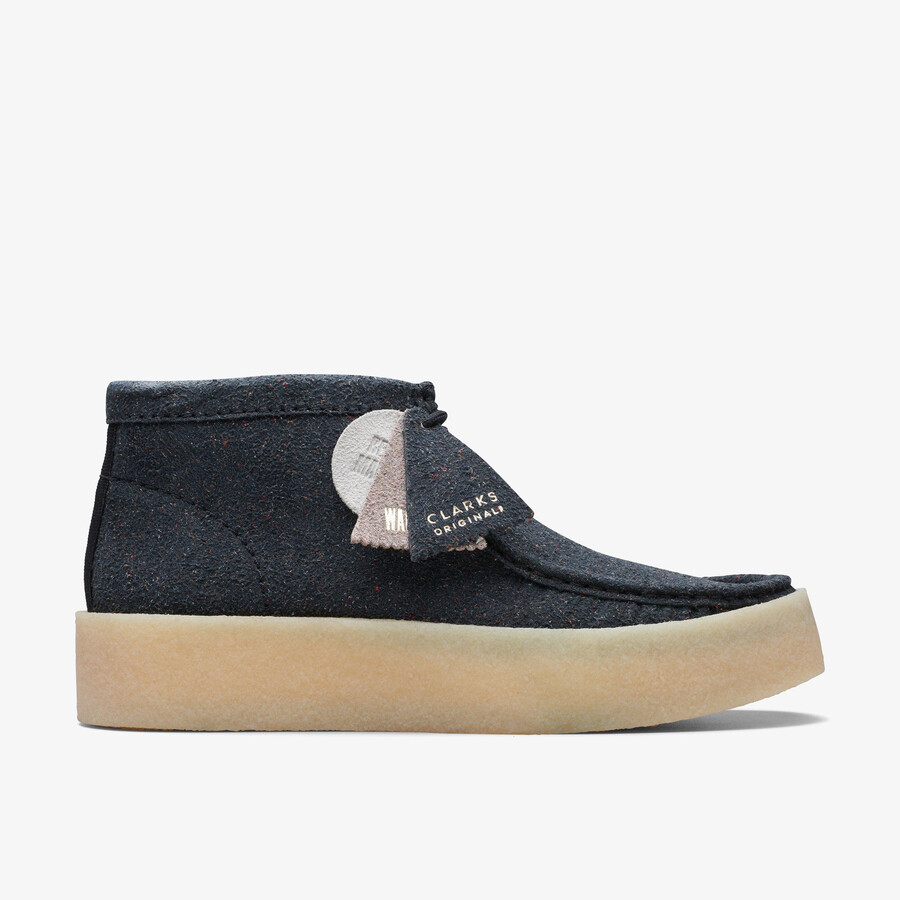 wallabee cup-laars - zwart eco-leer