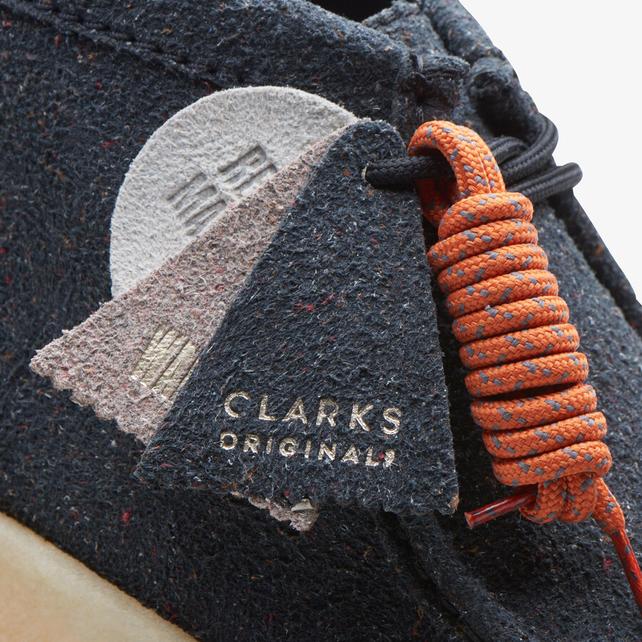 wallabee cup-laars - zwart eco-leer