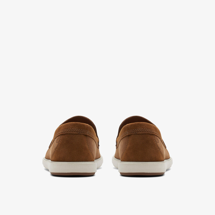 bratton loafer - donkerbruin nubuck