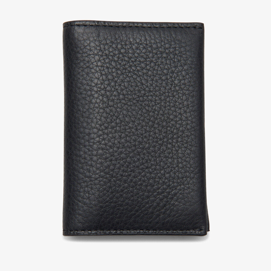 garnet small - zwart leer