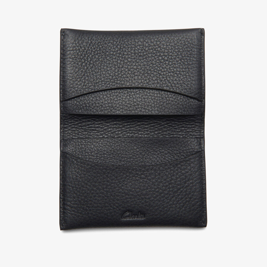 garnet small - zwart leer