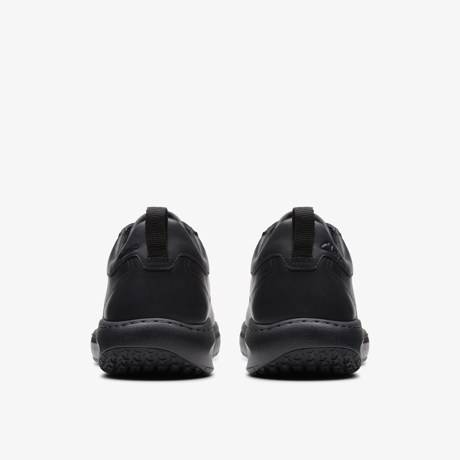 clarks pro lace - zwart leer