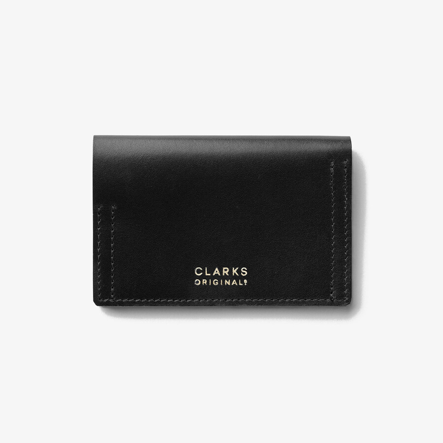 desert card - zwart leer