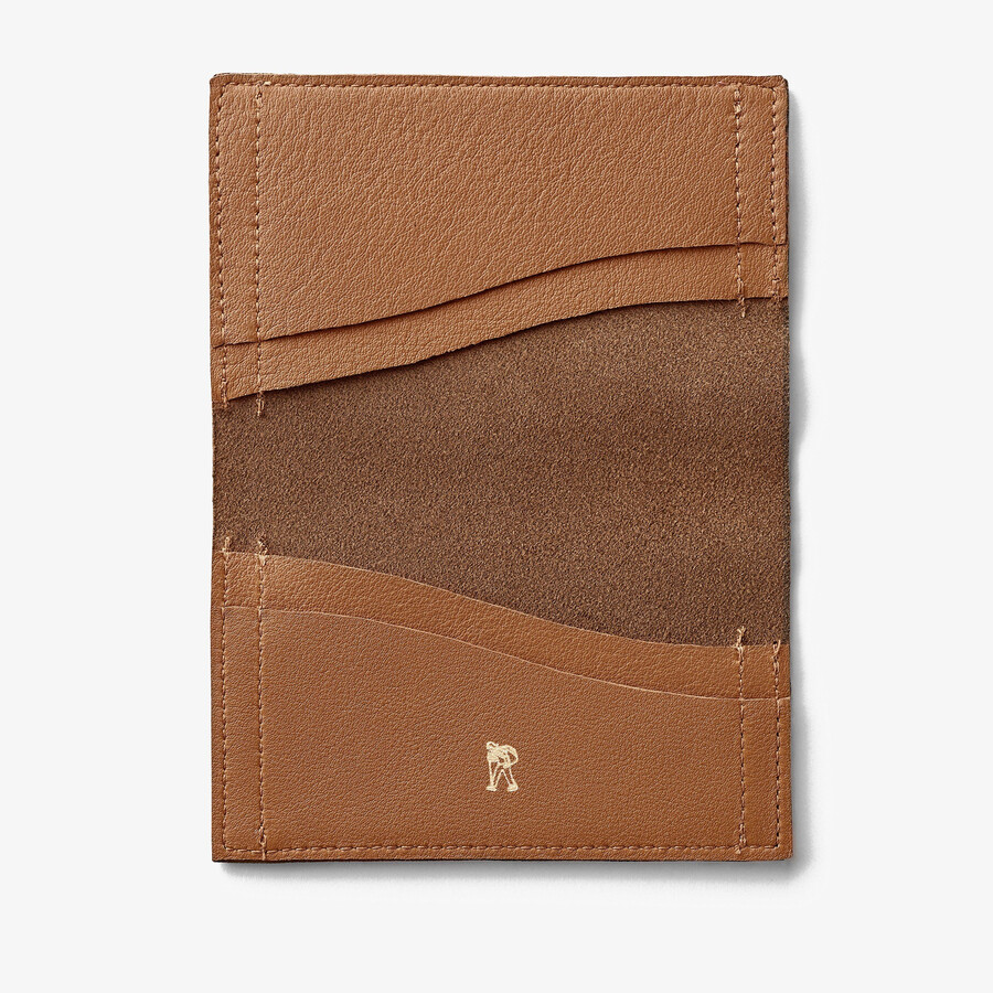 desert card - lichtbruin leer