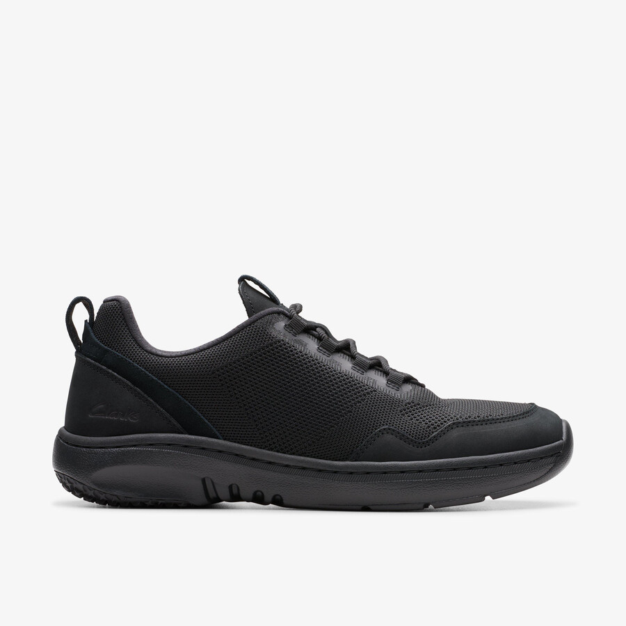 clarks pro knit - zwart