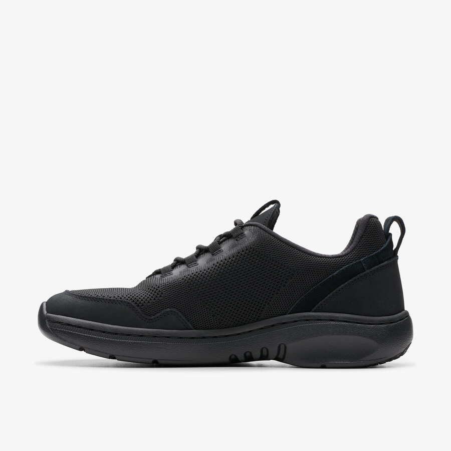 clarks pro knit - zwart