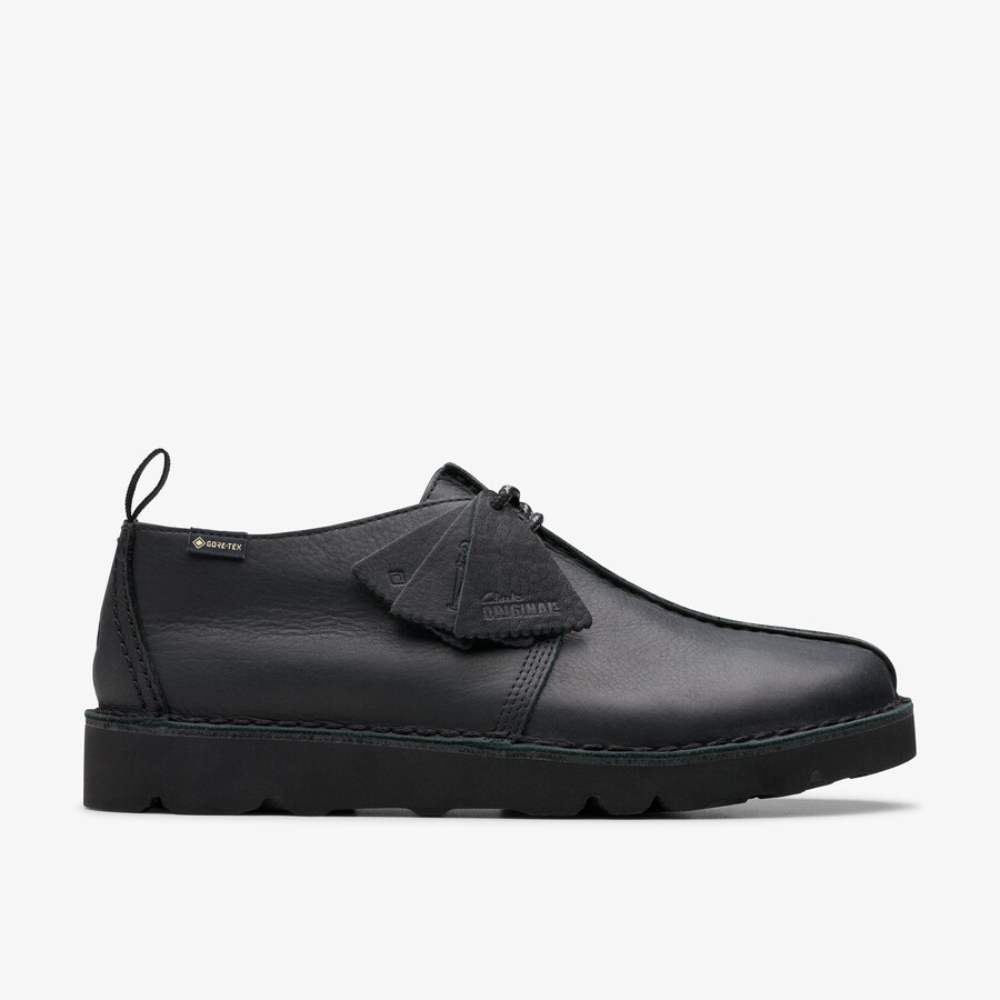 desert trek gore-tex - zwart leer