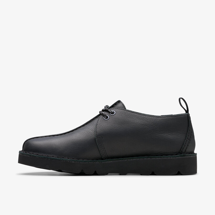 desert trek gore-tex - zwart leer