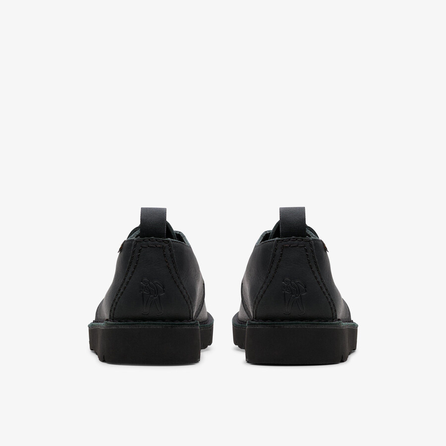 desert trek gore-tex - zwart leer