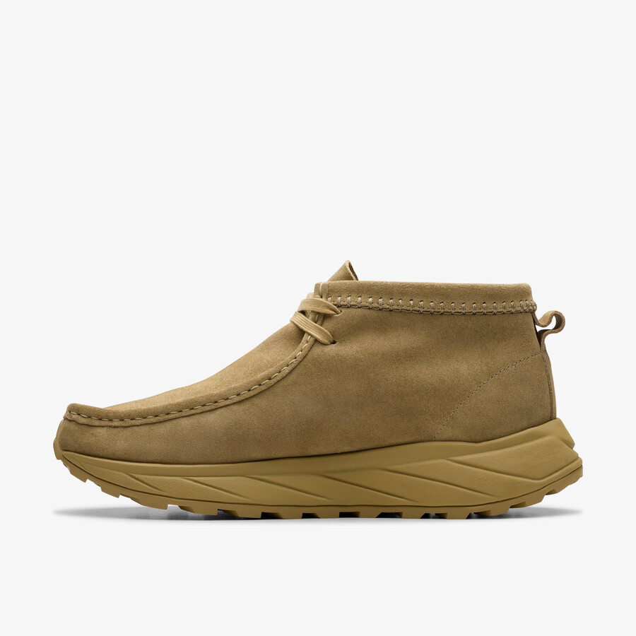 wallabee eden - donker zand suède
